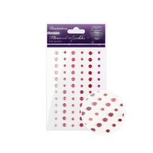 Roze Diamant Glitter Stickers Hunkydory