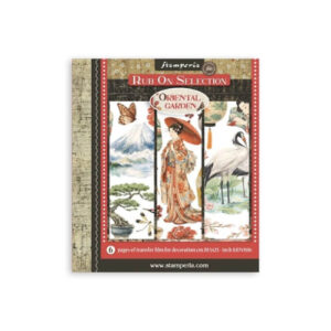 Rub-On 20,5x23cm Assortment Oriental Garden Stamperia