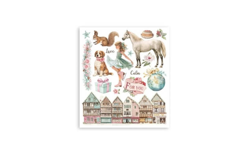Rub-On Assortment Winter Magic Stamperia 20,5x23cm
