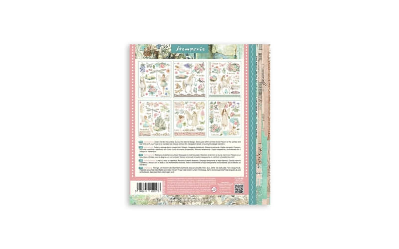 Rub-On 20,5x23cm Assortment Wonderland Stamperia