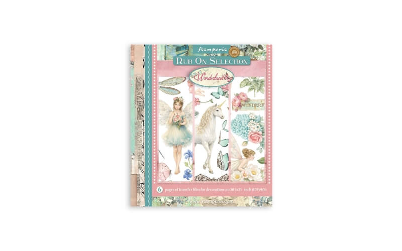Rub-On 20,5x23cm Assortment Wonderland Stamperia