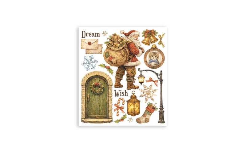 Rub-On Assortment Silent Night Stamperia 20,5x23cm