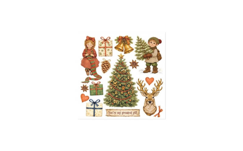 Rub-On Set Silent Night Stamperia