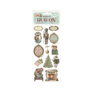 Rub-on Alice in Kerstmis Soldaatjes Stamperia