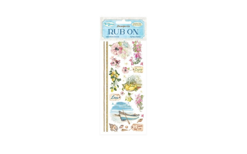 Rub-on Blauwe Droom Stamperia