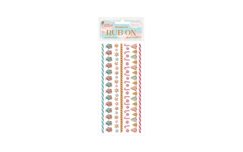 Rub-on Candy Christmas Sierranden Stamperia