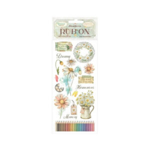 Rub-on Daisy Art life Harmonious Stamperia