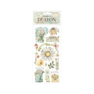 Rub-on Daisy Art life Me quiere no me quiere Stamperia