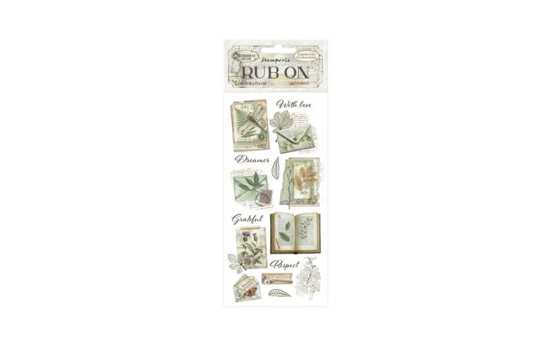 Rub-on Herbarium Silvae Books Stamperia