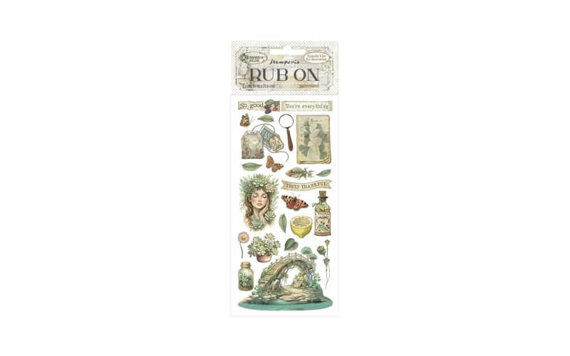 Rub-on Herbarium Silvae Bridge Stamperia