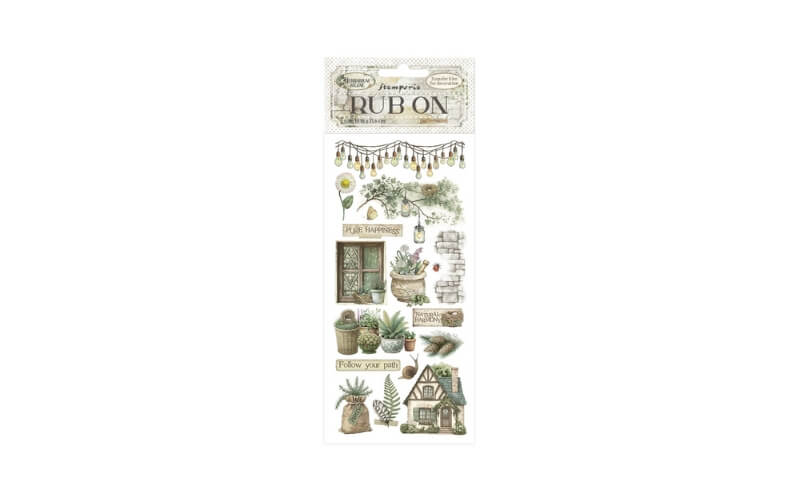 Rub-on Herbarium Silvae Cottage Stamperia