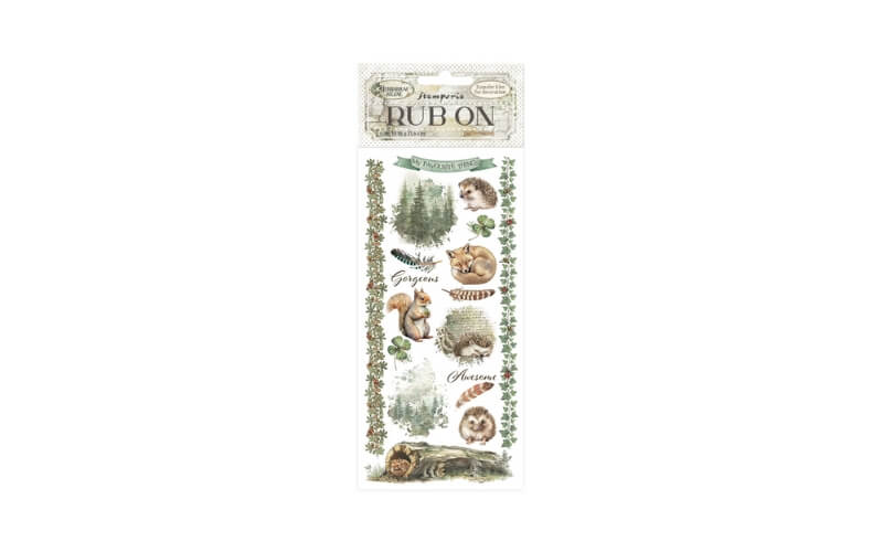 Rub-on Herbarium Silvae Forest Stamperia