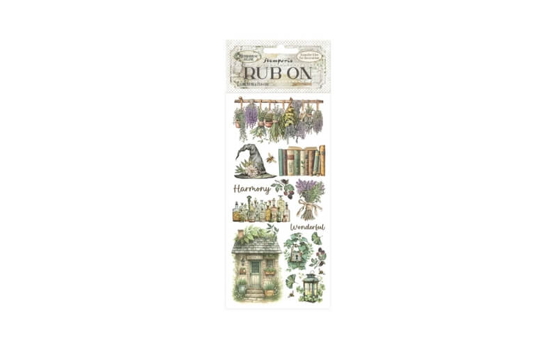 Rub-on Herbarium Silvae Lavender Stamperia