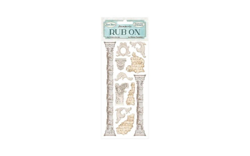 Rub-on Magic Forest columns Stamperia
