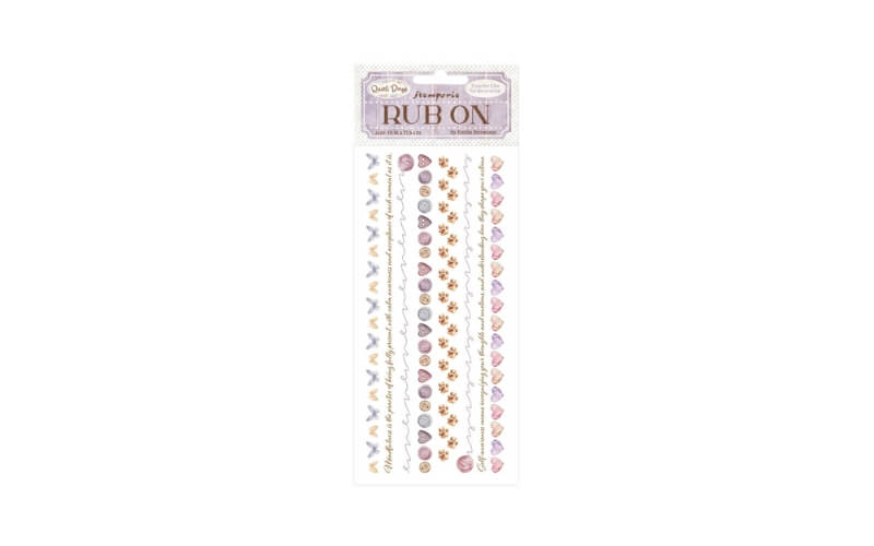 Rub-on Quiet Days Cozy Sierranden Stamperia