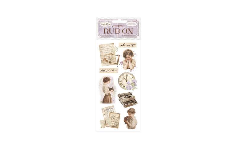 Rub-on Quiet Days Vintage Schatten Stamperia