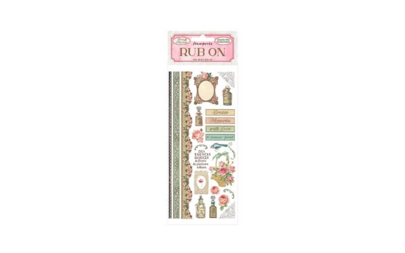 Rub-on Rozen en Parfum Stamperia