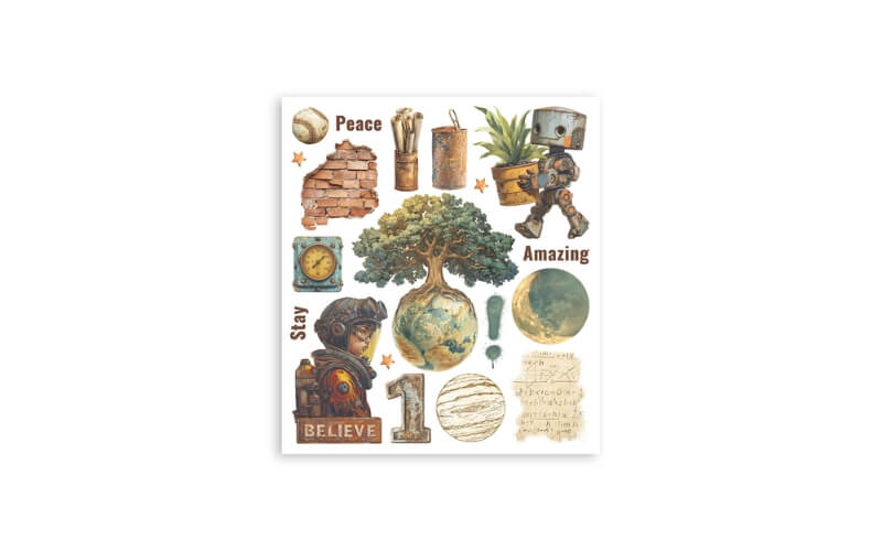 Rub-on Selection A New Beginning Stamperia