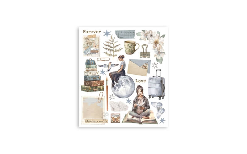 Rub-on Selection Secret Diary Stamperia