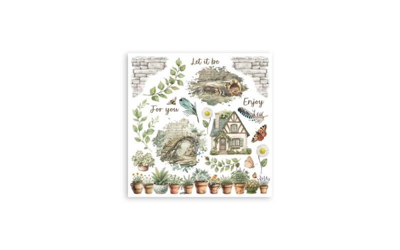 Rub-on Set Herbarium Silvae Stamperia