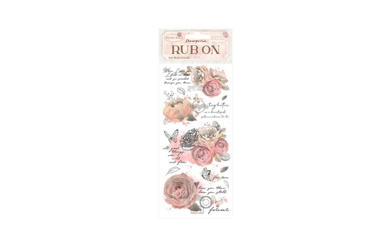Rub-on Shabby Rozen Stamperia