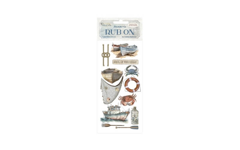 Rub-on Silent Sea Boot Stamperia