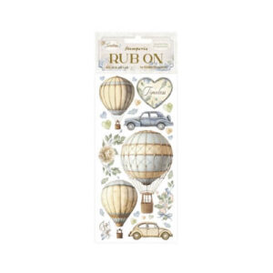 Rub-on Timeless Luchtballon Stamperia
