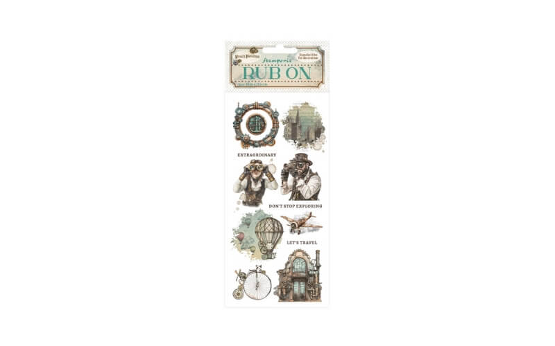 Rub-on Voyages Fantastiques Mechanical Wonders