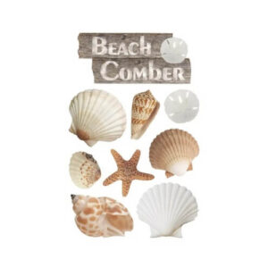 Schelpen 3D Stickers Paper House