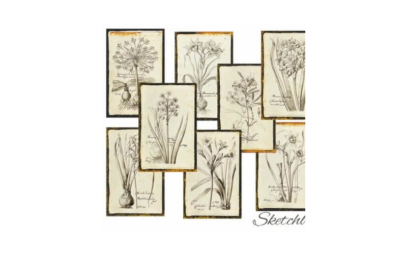 Plakboekpapier Mini Schetsboek Decorer