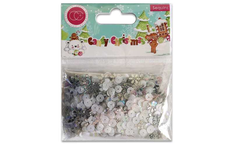 Pailletten Candy Christmas Sneeuwvlok