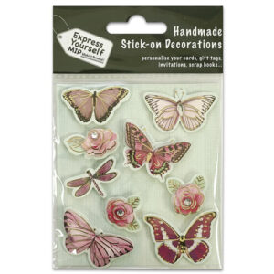 Card toppers Vlinder 3D-Stickers