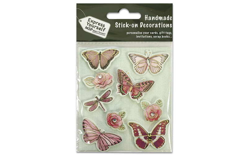 Card toppers Vlinder 3D-Stickers