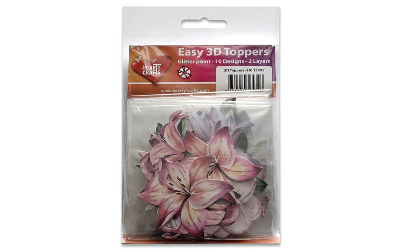 Easy 3D Toppers Flower Bouquets