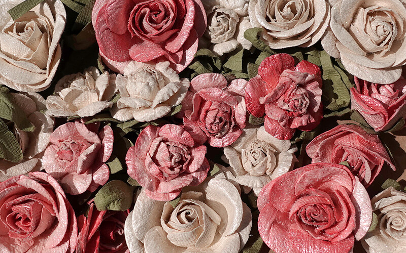 Roosjes Papier Roze
