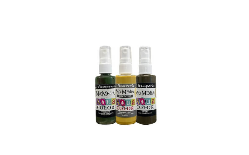 Selectie 3 Aquacolor Whispering Woods Stamperia