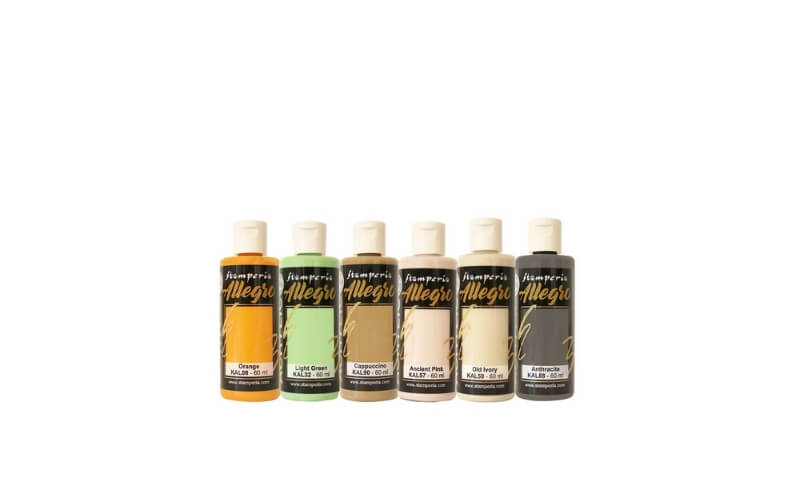 Selectie Acrylverf Allegro Furry Friends Stamperia