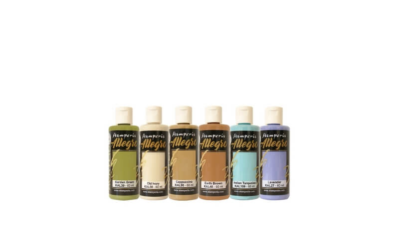 Selectie Acrylverf Allegro Herbarium Silvae Stamperia