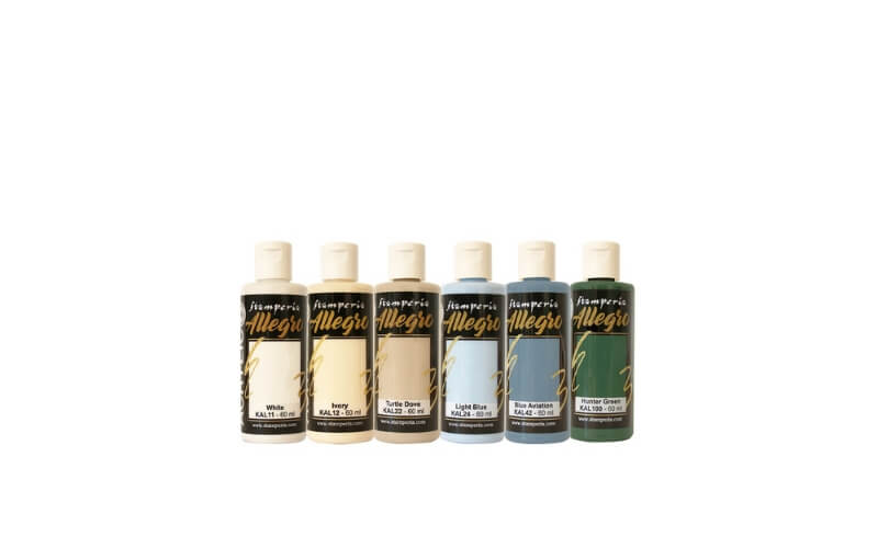 Selectie Acrylverf Allegro Timeless Stamperia