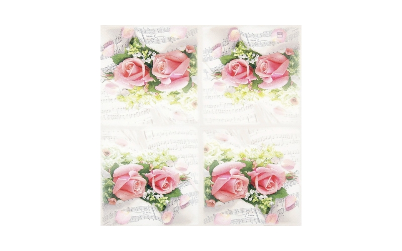 Servetten Bloemen Symfonie