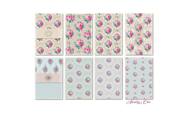 Plakboekpapier Mini Shabby Chic Decorer