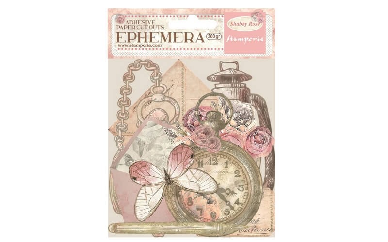 Shabby Rozen Ephemera Stickers Stamperia