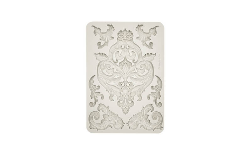 Siliconen Mal A4 Sierornament en Frame Stamperia