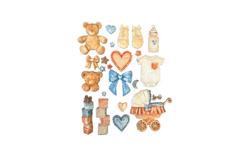 Siliconen Mal A5 Baby Accessoires Stamperia