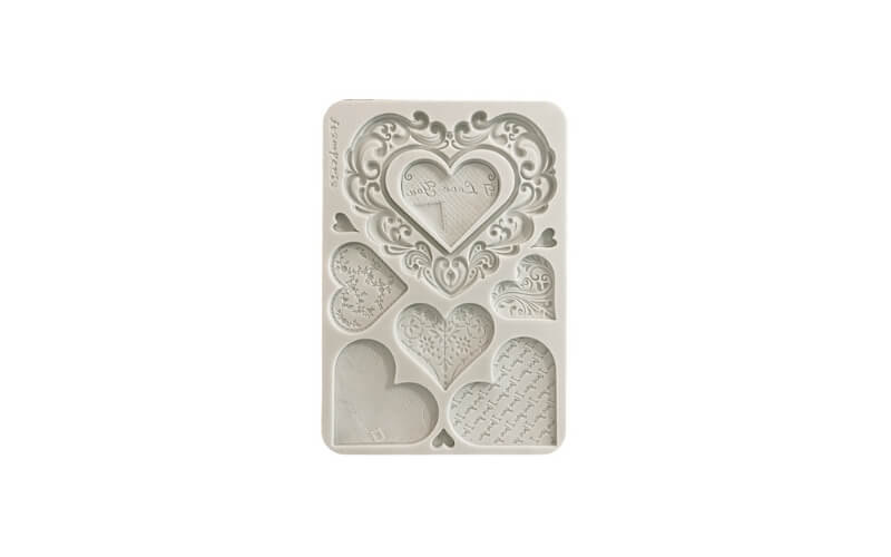 Siliconen Mal A5 Family Hearts Stamperia