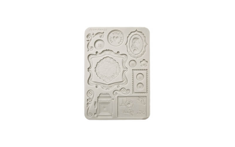 Siliconen Mal A5 Quiet Days Plates Stamperia