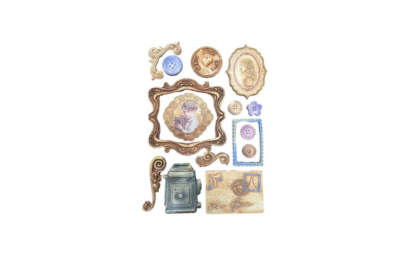 Siliconen Mal A5 Quiet Days Plates Stamperia