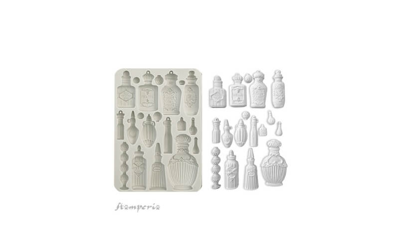 Siliconen Mal Flesjes Alchemie Stamperia A5