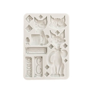 Siliconen Mal Furry Friends Katten Stamperia A5