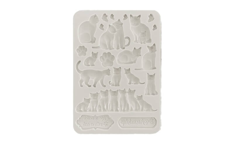 Siliconen Mal Katten Stamperia A5